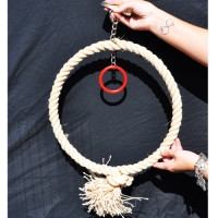 Vertical Sisal Rope Swing
