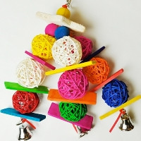 Wicker Star Triple Dangle